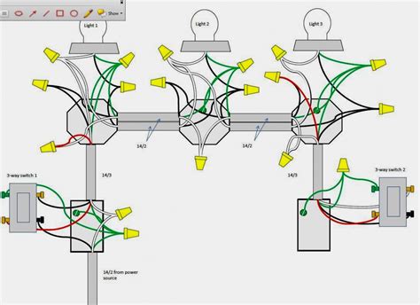 run wiring to multiple lights from single junction box|wiring multiple lights in single room.